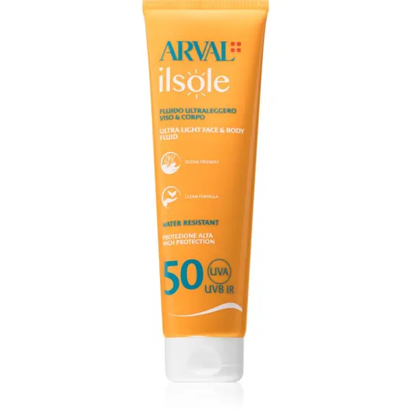Arval Arval IlSole Ultralight Face & Body Fluid fluid za telo in obraz SPF 50 150 ml