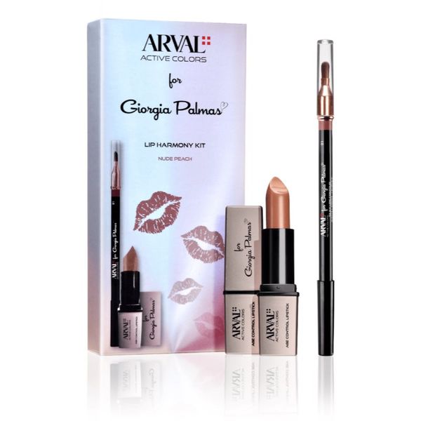 Arval Arval THE LIP HARMONY KIT Nude Peach set za ličenje (za ženske)