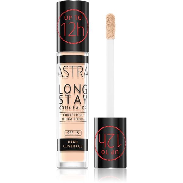 Astra Make-up Astra Make-up Long Stay korektor z visoko prekrivnostjo SPF 15 odtenek 001C Ivory 4,5 ml