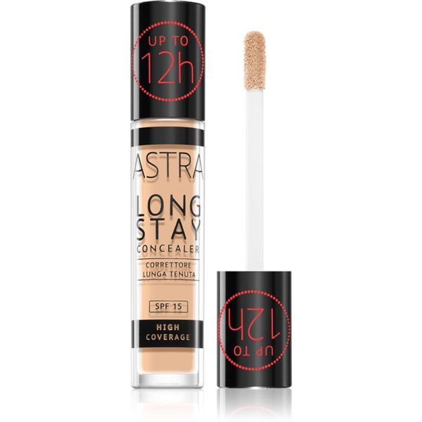 Astra Make-up Astra Make-up Long Stay korektor z visoko prekrivnostjo SPF 15 odtenek 002N Nude 4,5 ml