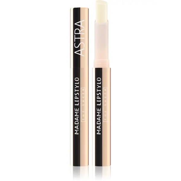 Astra Make-up Astra Make-up Madame Lipstylo The Sheer šminka z bleščečim finišem za volumen ustnic odtenek 01 Cliché Couture 2 g