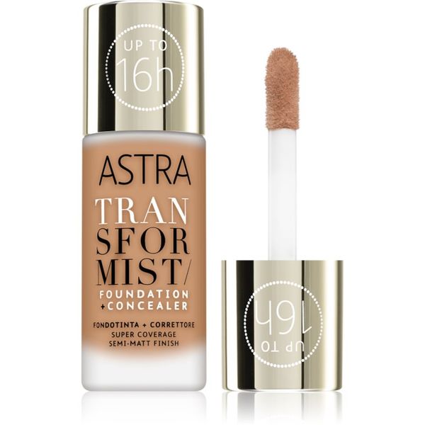 Astra Make-up Astra Make-up Transformist dolgoobstojen tekoči puder odtenek 005N Tan 18 ml