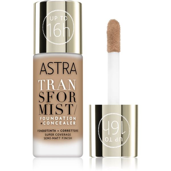 Astra Make-up Astra Make-up Transformist dolgoobstojen tekoči puder odtenek 04W Ginger 18 ml