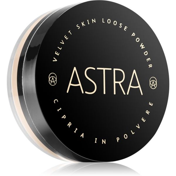 Astra Make-up Astra Make-up Velvet Skin posvetlitveni puder v prahu za žameten videz kože odtenek 02 Porcelain 11 g