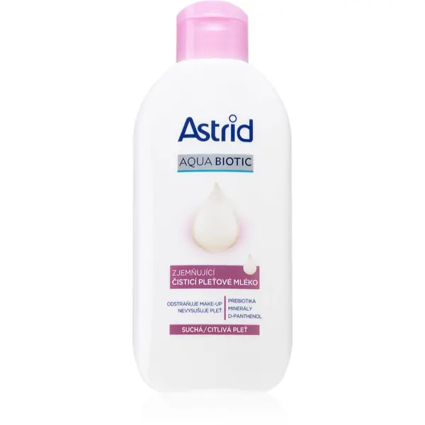 Astrid Astrid Aqua Biotic mehčalno čistilno mleko za suho in občutljivo kožo 200 ml