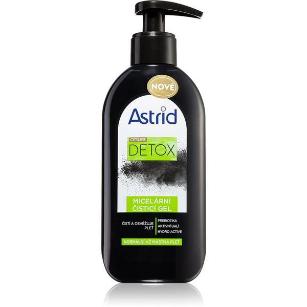 Astrid Astrid CITYLIFE Detox micelarni čistilni gel za normalno do mastno kožo 200 ml
