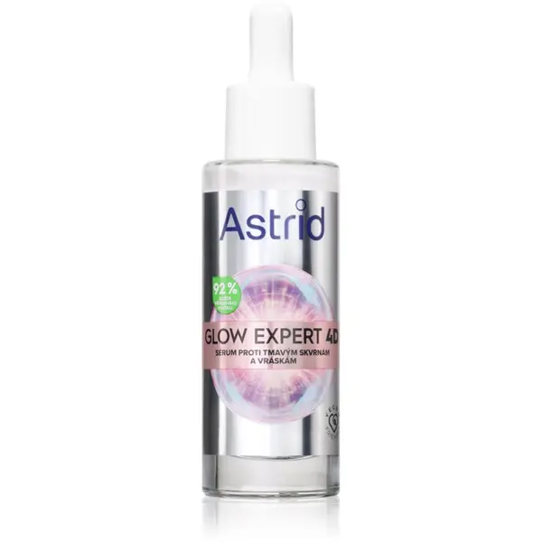 Astrid Astrid Glow Expert serum proti gubam in temnim madežem 30 ml