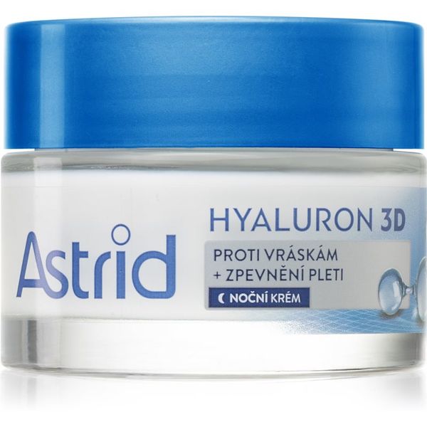 Astrid Astrid Hyaluron 3D nočna krema za učvrstitev kože in proti gubam 50 ml