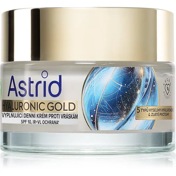 Astrid Astrid Hyaluronic Gold krema za polnjenje gub proti gubam 50 m