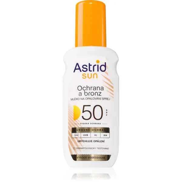 Astrid Astrid Sun losjon za sončenje v pršilu SPF 50 150 ml