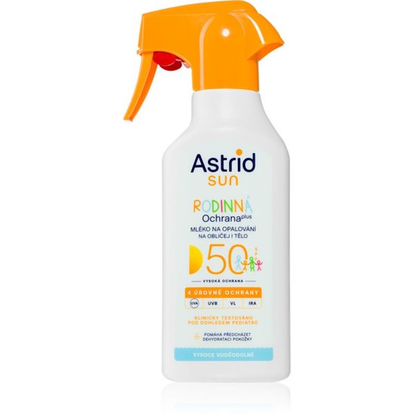 Astrid Astrid Sun losjon za sončenje v pršilu SPF 50 270 ml