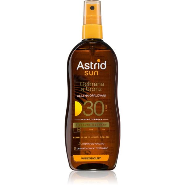 Astrid Astrid Sun olje za sončenje SPF 30 za podporo porjavelosti 200 ml