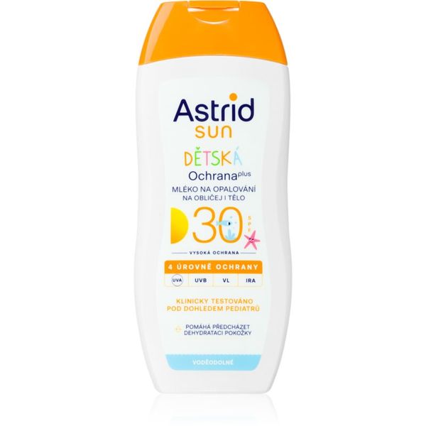 Astrid Astrid Sun otroški losjon za sončenje SPF 30 za obraz in telo 200 ml