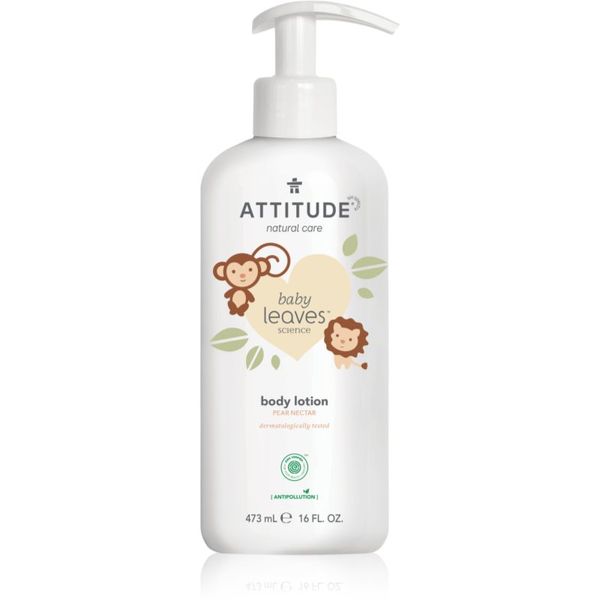 Attitude Attitude Baby Leaves Pear Nectar naravni otroški losjon za telo 473 ml