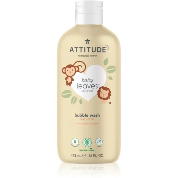 Attitude Attitude Baby Leaves Pear Nectar pena za kopel za otroke 473 ml