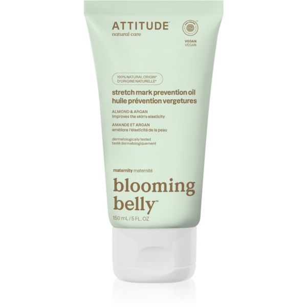 Attitude Attitude Blooming belly Almond & Argan negovalno olje za nosečnice 150 ml