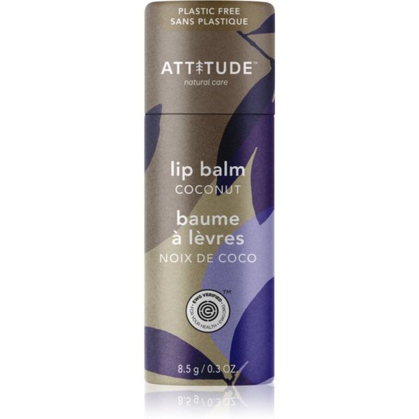 Attitude Attitude Leaves Bar Coconut naravni balzam za ustnice 8,5 g