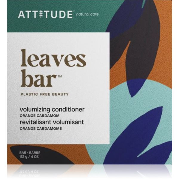 Attitude Attitude Leaves Bar Orange Cardamon trdi balzam za volumen 113 g