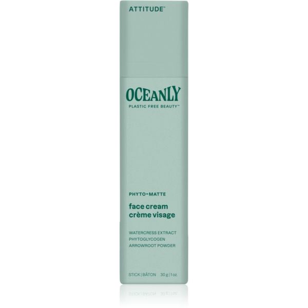 Attitude Attitude Oceanly Face Cream matirajoča trda krema za mešano kožo 30 g