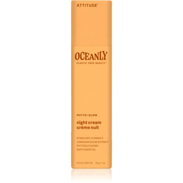 Attitude Attitude Oceanly Night Cream posvetlitvena nočna krema z vitaminom C 30 g