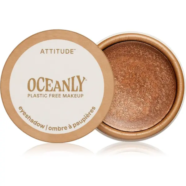 Attitude Attitude Oceanly Plastic Free Makeup kremasto senčila za oči z bleščicami odtenek Happy Hour 5 ml