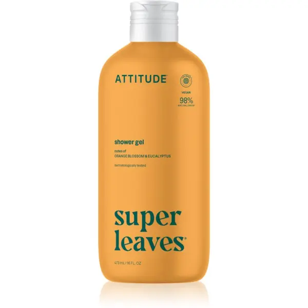 Attitude Attitude Super Leaves Coconut & Wild Berries gel za prhanje Orange Blossom & Eucalyptus 473 ml