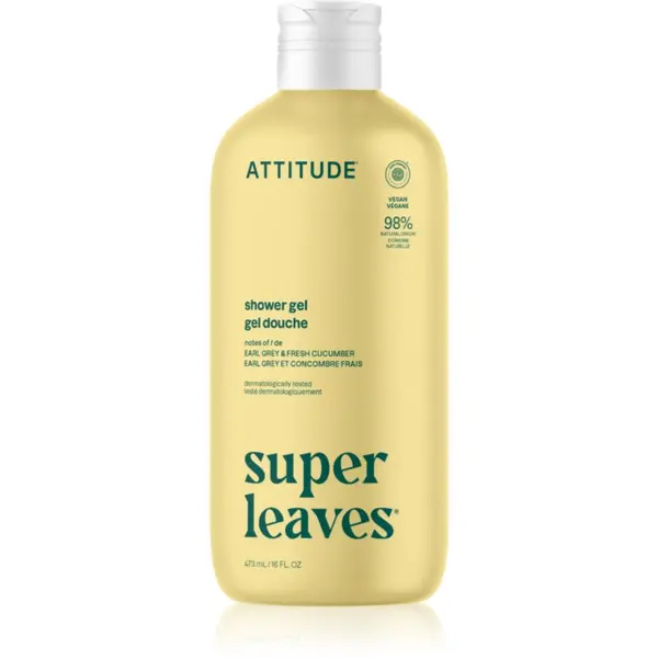 Attitude Attitude Super Leaves Earl Grey & Fresh Cucumber gel za prhanje 473 ml