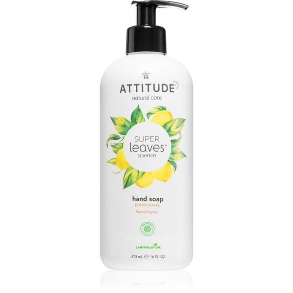Attitude Attitude Super Leaves Lemon Leaves tekoče milo za roke 473 ml