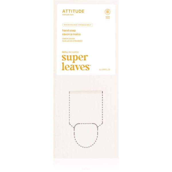 Attitude Attitude Super Leaves Lemon tekoče milo za roke Refil 2000 ml