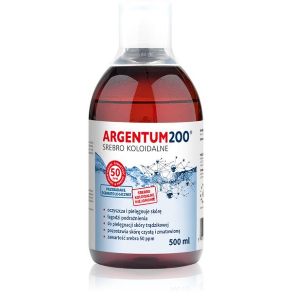 Aura Herbals Aura Herbals Argentum 200 Collodial Silver 50 ppm čistilni tonik s koloidnim srebrom 500 ml