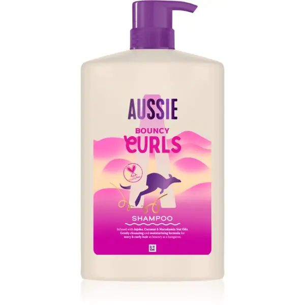 Aussie Aussie Bouncy Curls intenzivno vlažilni šampon za valovite in kodraste lase 1000 ml