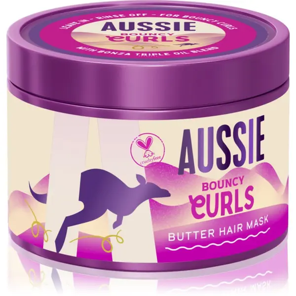 Aussie Aussie Bouncy Curls vlažilna maska za skodrane lase 500 ml