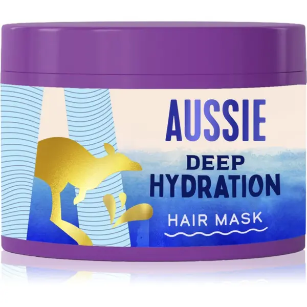 Aussie Aussie Deep Hydration Hair Mask intenzivna vlažilna maska za suhe in poškodovane lase 500 ml