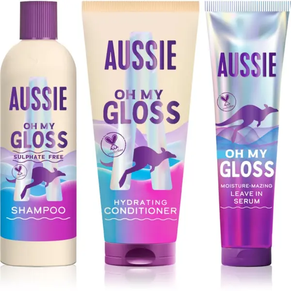 Aussie Aussie Oh My Gloss Gift Box darilni set za hidracijo in sijaj