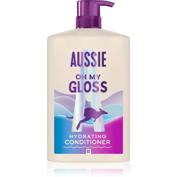 Aussie Aussie Oh My Gloss Hydrating Conditioner posvetlitveni in vlažilni balzam 1000 ml