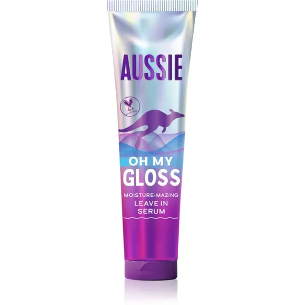 Aussie Aussie Oh My Gloss Leave In Serum serum brez spiranja za hidracijo in sijaj 160 ml