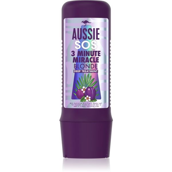 Aussie Aussie SOS 3 Minute Miracle vlažilni balzam za blond lase 225 ml