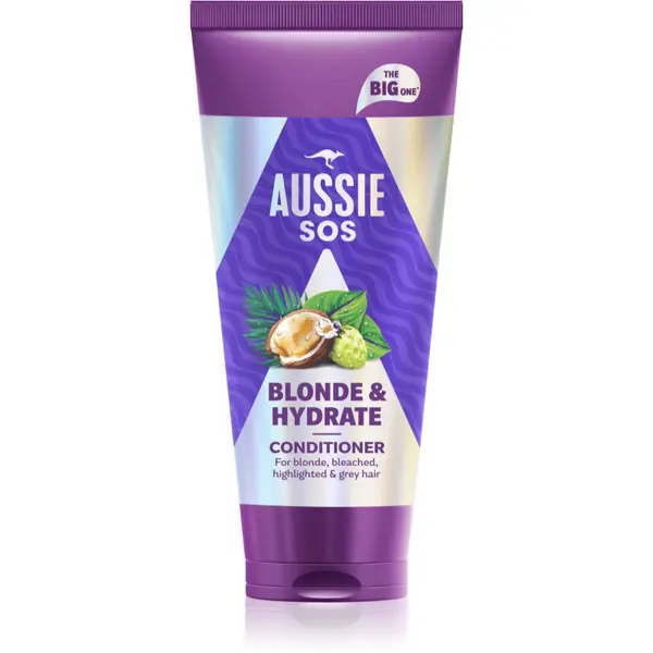 Aussie Aussie SOS Blonde & Hydrate vlažilni balzam za blond lase 350 ml