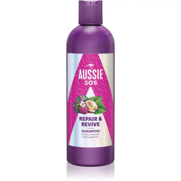 Aussie Aussie SOS Repair & Revive hranilni šampon za obremenjene lase in lasišče 500 ml