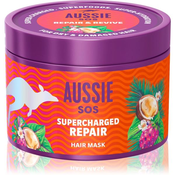 Aussie Aussie SOS Supercharged Repair maska za lase 500 ml