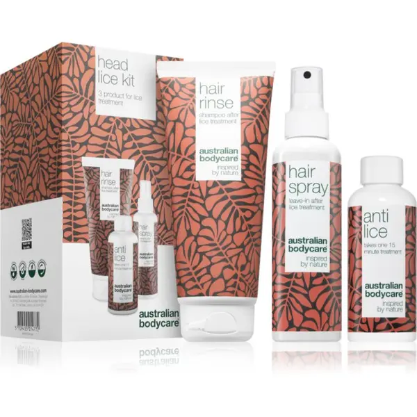 Australian Bodycare Australian Bodycare Head Lice Kit set proti ušem