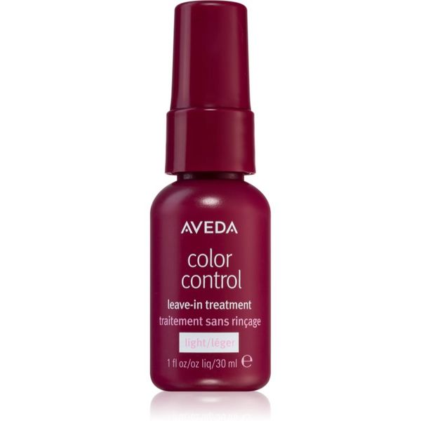 Aveda Aveda Color Control Leave-in Treatment Light serum brez spiranja v pršilu za sijaj in zaščito barvanih las 30 ml