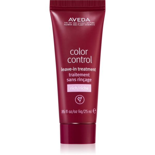 Aveda Aveda Color Control Leave-in Treatment Rich nega brez spiranja za sijaj in zaščito barve las 25 ml