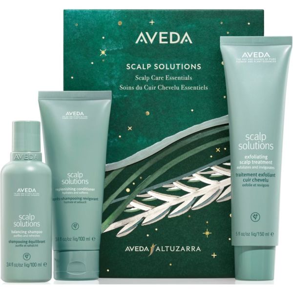 Aveda Aveda Holiday Scalp Solutions Exfoliating Essentials darilni set (za lase, ki jim manjka gostota)