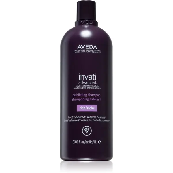 Aveda Aveda Invati Advanced™ Exfoliating Rich Shampoo globinsko čistilni šampon s piling učinkom 1000 ml