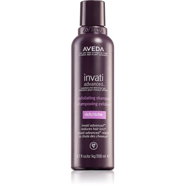 Aveda Aveda Invati Advanced™ Exfoliating Rich Shampoo globinsko čistilni šampon s piling učinkom 200 ml