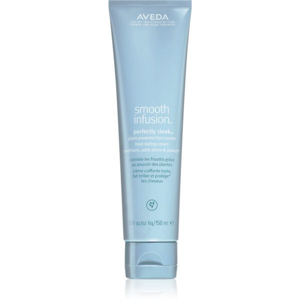 Aveda Aveda Smooth Infusion™ Perfectly Sleek™ Heat Styling Cream termo zaščitna krema za gladitev neobvladljivih las proti krepastim lasem 150 ml