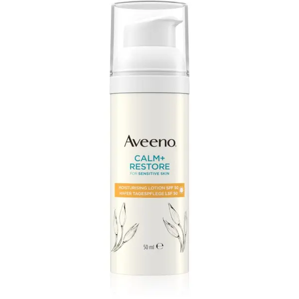 Aveeno Aveeno Calm + Restore vlažilni losjon za obraz SPF 50 50 ml