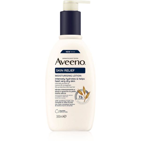 Aveeno Aveeno Skin Relief Nourishing Lotion vlažilni losjon za telo za zelo suho kožo 300 ml