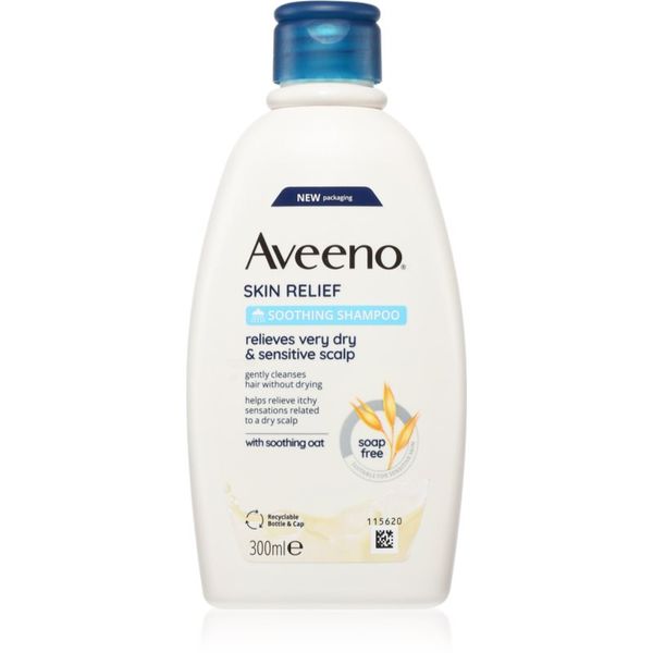 Aveeno Aveeno Skin Relief pomirjujoči šampon za suho in občutljivo lasišče 300 ml